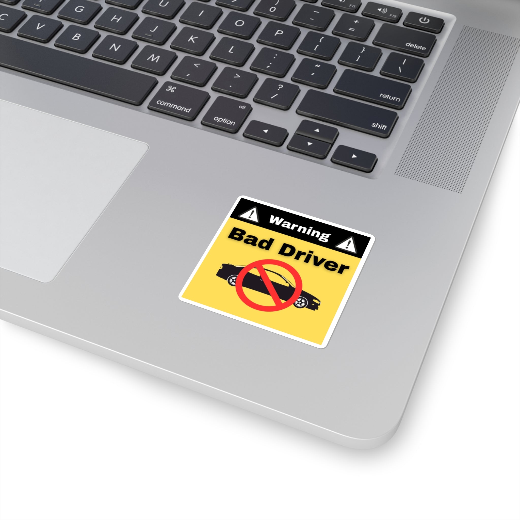Square Stickers - Funny Bad Driver Prank Sticker