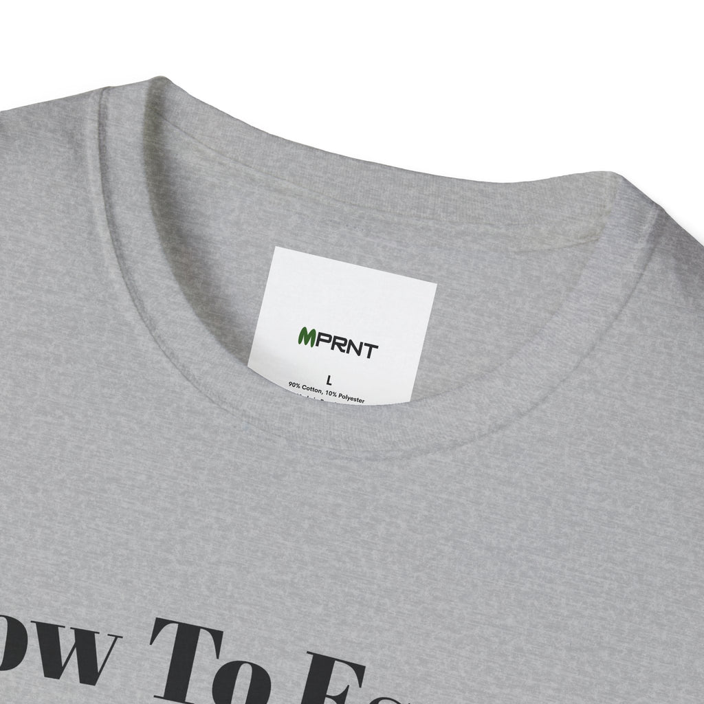 Funny Retro Fork in Toaster Shirt – Black and White Graphic Tee for Humor Lovers, Bold Minimalist Design